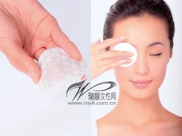 跟模特学习眼唇卸妆术