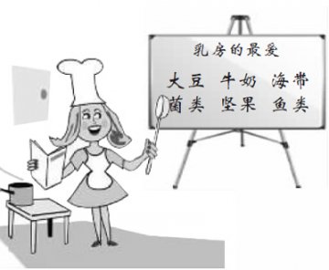 6种食物让乳房不受伤