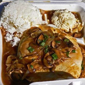 夏威夷式米饭汉堡