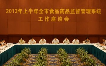 市局召开2013年上半年全市食品药品监管系统工作座谈会