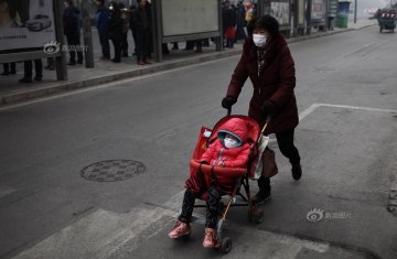 重度雾霾下的北京