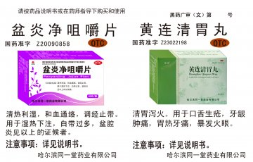 盆炎净咀嚼片等2个品种-(国药准字Z20090858 Z23022198)精美广告图欣赏