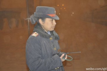 强沙尘天气侵袭新疆库尔勒
