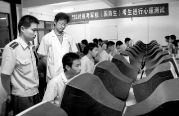 军招体检测心理
