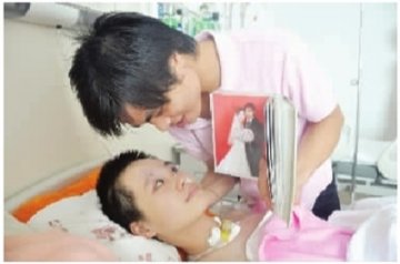 准妈妈遭车祸成植物人 丈夫呼唤1月将其喊醒