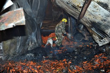山东食品厂大火吞噬18人 伤者多为呼吸道症状