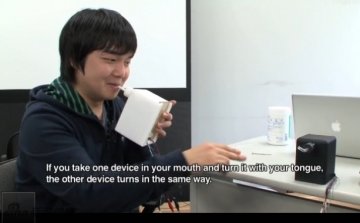 日本专为异地恋设计的接吻工具
