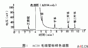 胶粘剂中苯系物的毛细管气相色谱分析