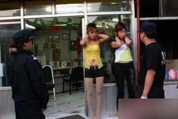实拍各地警方扫黄现场