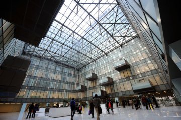 南京一家医院新大楼宛若星级酒店