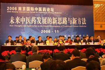2006南京国际中医药论坛在宁隆重召开