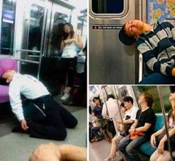 匪夷所思的无敌睡姿