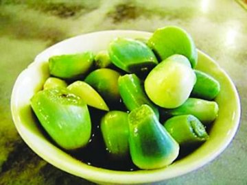 冬日治感冒不妨多吃一点翡翠蒜
