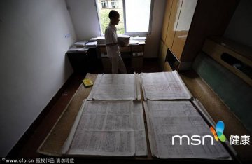 盲人大叔的奇特养生法