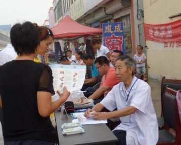 山东省滨州市滨城区巧借“春风计划”宣传结核病防治知识