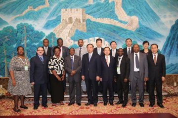 王国强副主任会见非盟社会事务委员