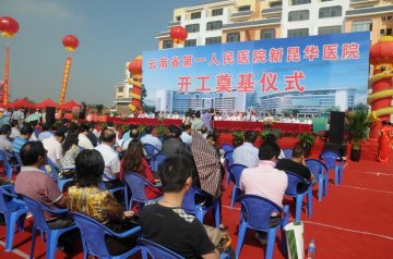 我院新昆华医院动工建设