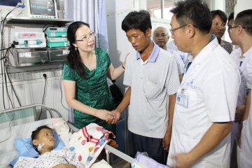 三亚“大爱童心”项目首批6名患儿在农垦三亚医院成功救治