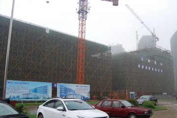 史洪林书记一行调研河西儿童医院项目进展情况