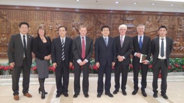 于文明副局长会见澳大利亚塔斯马尼亚洲代表团