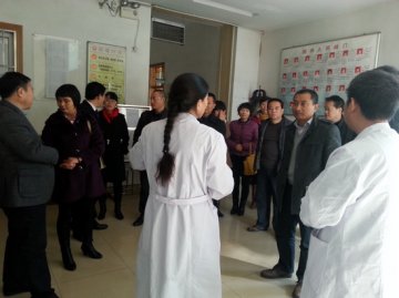 金台区政协主席来我校附属按摩医院调研
