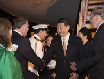 习近平抵达奥克兰将签属食安旅游协议巩固合作基础