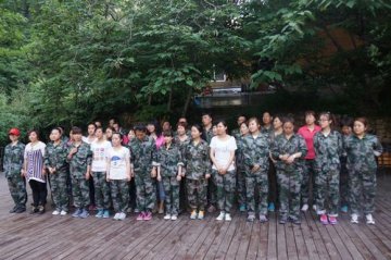 省荣复军人第二医院组织全体职工开展户外拓展培训活动
