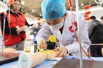 安徽医学高校大学生竞赛临床技能 模拟实景