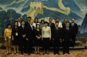 崔丽副主任会见海基会医药卫生参访团