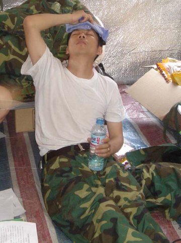 中暑不下火线