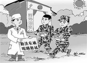 野外驻训，打好“皮肤保卫战”