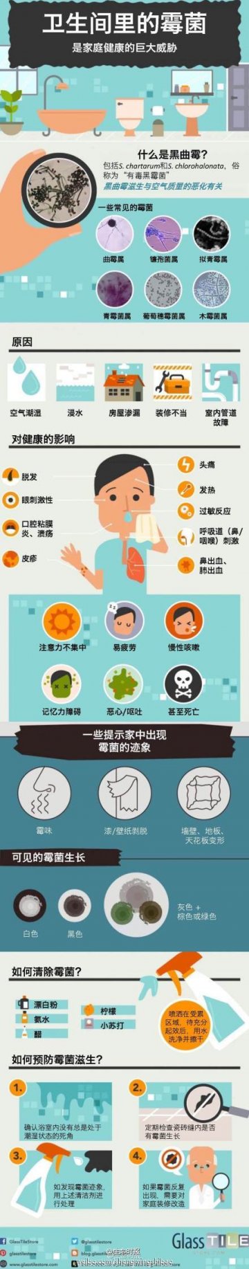 小心卫生间霉菌伤害你！