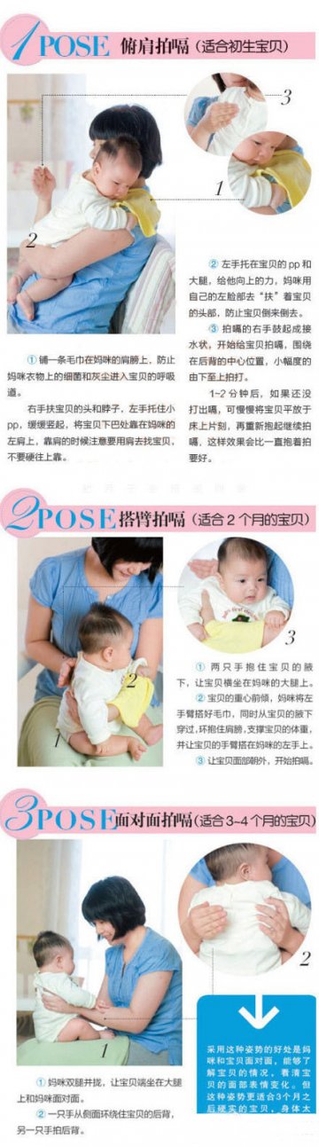 三招式教新手妈妈对抗吐奶