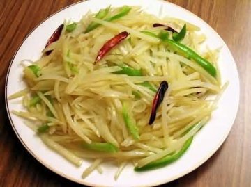 清炒土豆丝最好注意几点图