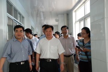 浙江省政府王建满副省长现场检查绍兴市奥运食品药品安全保障工作