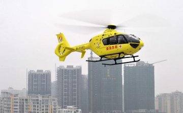 海南开展城市空中医疗急救演练