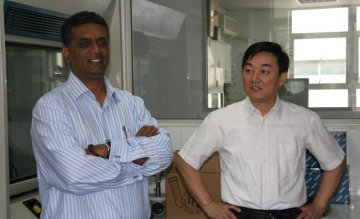 毛里求斯卫生部长访问寄生虫病所