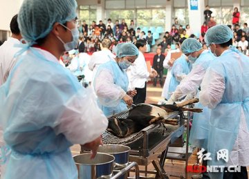 全国首届大学生动物医学专业技能大赛长沙举行