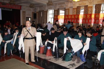 黑龙江120急救人员接受香港圣约翰救护队技能训练
