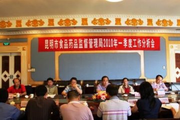 昆明市食品药品监督管理系统召开2010年一季度工作分析会