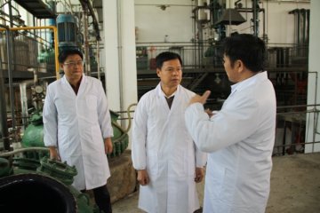 黎勇局长调研基本药物生产情况