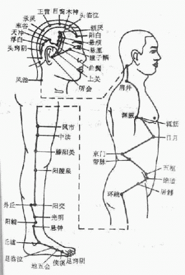 足少阳胆经