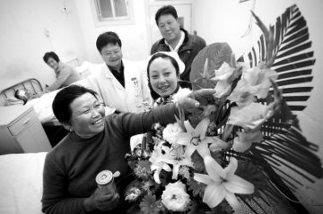 “我看见了鲜花”