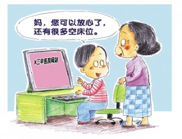 多数医院网站难当 “疏堵”大任