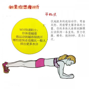 甩掉20斤or10斤or5斤 超有效徒手健身操