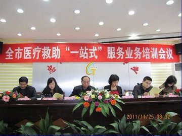 全市医疗救助“一站式”服务培训会在略阳县举办