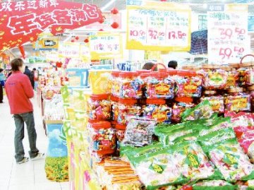 关注年货市场食品质量安全