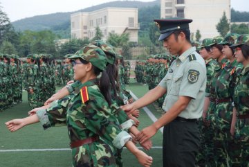 我校2009级新生军训工作全面展开