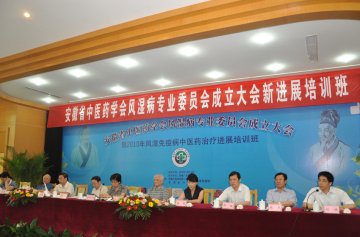 安徽中医药学会成立风湿病委员会四招剑指痹证