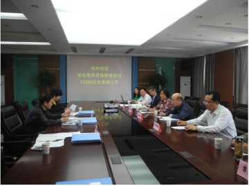 中心党委书记梁东明等一行前往山西调研12320卫生热线工作